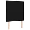 vidaXL Headboard Height Adjustable with Headboard Black 80 cm Velvet