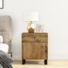 vidaXL Bedside Cabinet 50x33x60 cm Solid Wood Mango&Engineered Wood