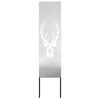 vidaXL Garden Privacy Screen Silver 32 x 140 cm Stainless steel