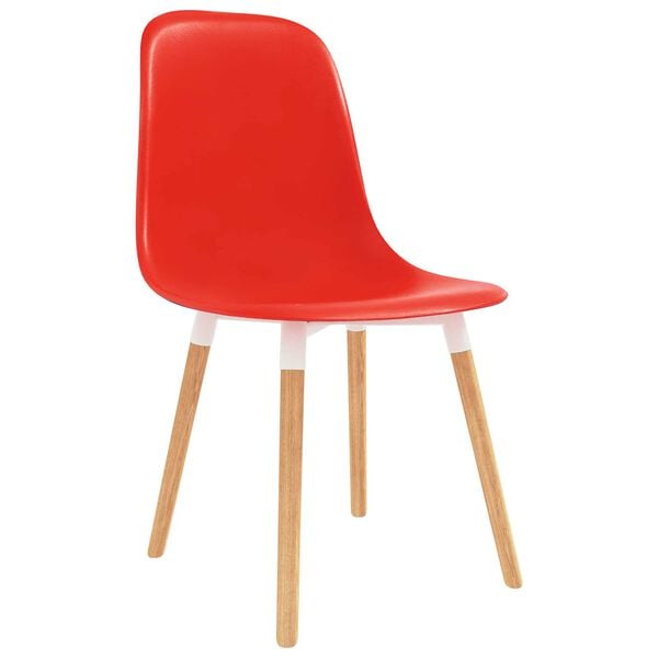vidaXL Dining Chairs 6 pcs Red 47 x 50.5 x 83 cm