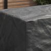 vidaXL Furniture Cover Plain Black 229 x 113 x 73 cm 420D