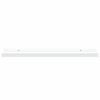 vidaXL Picture Frame Ledge Shelves 2 pcs White 60x9x3 cm MDF