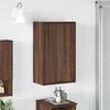 vidaXL Bathroom Cabinet Wall-mounted Brown Oak 39 x 23.5 x 65 cm