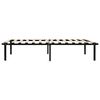 vidaXL Bed Frame without Mattress Black Metal 90x200 cm