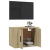 vidaXL Wall Mounted TV Cabinet Sonoma Oak 57x34.5x40 cm