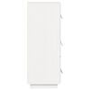 vidaXL Highboard White 34x40x108.5 cm Solid Wood Pine