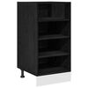 vidaXL Kitchen Base Cabinet Black oak 40 x 44.5 x 81.5 cm