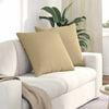 vidaXL Sofa Pillows 2 pcs Grey Green 80 x 80 cm Corduroy Fabric