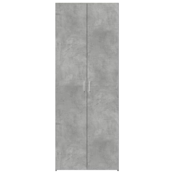 vidaXL Highboard Concrete Grey 70x42.5x185 cm Engineered Wood
