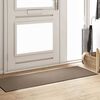 vidaXL Doormat Beige and Black 60 x 180 cm Polypropylene and vinyl