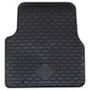 vidaXL Car Mat 4 pcs Black suitable for C4 2021- Rubber