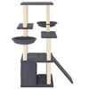 vidaXL Cat Tree with Sisal Scratching Posts Dark Grey 133 cm