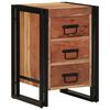 vidaXL Bedside Cabinet Brown 40 x 40 x 59 cm Solid Acacia Wood