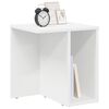 vidaXL End Table White 37 x 32 x 40 cm Engineered Wood