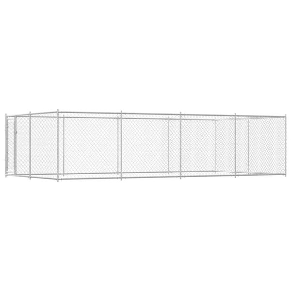vidaXL Outdoor Dog Kennel 7.6x3.8x1.9 m
