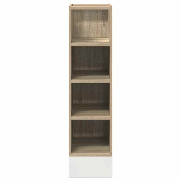 vidaXL Bottom Cabinet Riga Sonoma Oak 20x44.5x81.5 cm Engineered Wood
