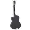 vidaXL Western Classical Cutaway Guitar with Equalizer 6 Strings Black