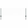 vidaXL Hexagonal Fence with Post 50 x 0.6 m PVC-Coated Steel Green
