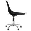 vidaXL Swivel Office Chair Black PP