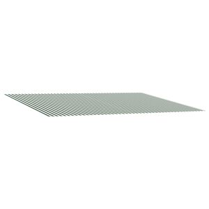 vidaXL Awning Replacement Fabric Green and White 350 x 250 cm