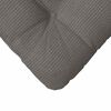 vidaXL Seat Cushions 4 pcs Light Grey 45 x 45 cm Corduroy Fabric