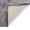 vidaXL Rug Washable Grey 150x230 cm Anti Slip