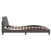 vidaXL Bed Frame without Mattress "Zadar" Grey 160x200 cm Faux Leather
