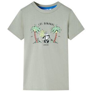 vidaXL Kids' T-shirt Light Khaki 140