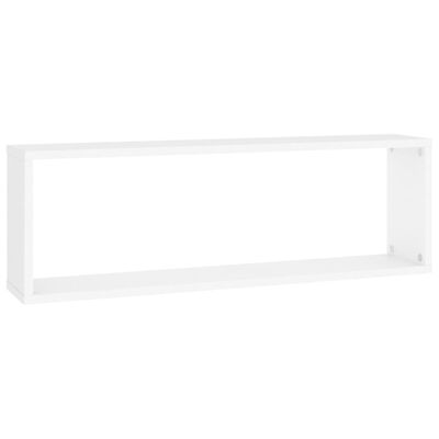 vidaXL Wall Cube Shelf 6 pcs White&Sonoma Oak 80x15x26.5cm Engineered Wood