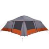 vidaXL Tents with Roof Grey and orange 721 x 335 x 212 cm Polyester