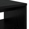vidaXL TV Cabinet Black Oak 60 x 35 x 40 cm Engineered Wood