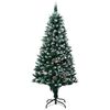 vidaXL Artificial Pre-lit Christmas Tree with Ball Set&Pine Cones 240 cm