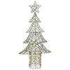vidaXL Christmas Tree with 240 LEDs Warm white 180 cm Rattan