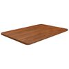 vidaXL Bathroom Countertop Dark Brown 60x40x1.5cm Treated Solid Wood