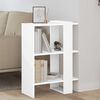 vidaXL Bookshelf White 52 x 25 x 71.5 cm Engineered Wood
