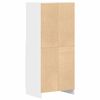 vidaXL Kitchen Cabinet White 57x41.5x131.5 cm Engineered Wood