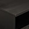vidaXL Coffee Table Black 80x54x40 cm Solid Wood Mango