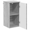 vidaXL Bathroom Cabinet Wall-mounted Grey Sonoma 30 x 31.5 x 61 cm