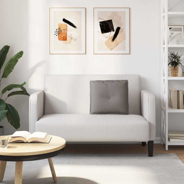 vidaXL Back Pillow Taupe 50 x 19 x 45 cm Fabric