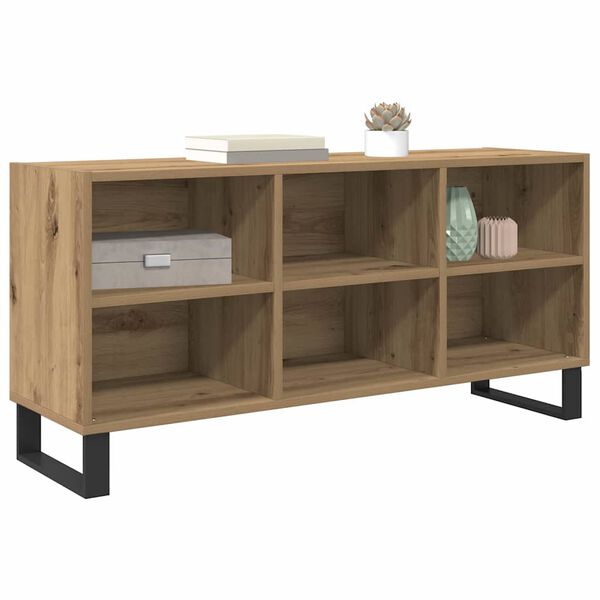 vidaXL TV Cabinet Artisan Oak 103.5 x 30 x 50 cm Engineered Wood