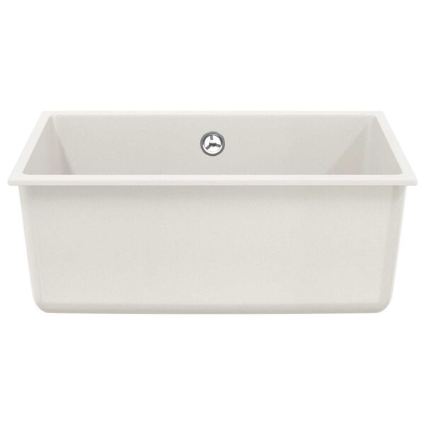 vidaXL Sink White 530 x 460 mm 80% Quartz and 20% Resin
