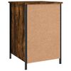 vidaXL Bedside Cabinets 2 pcs Smoked Oak 40x42x60 cm Engineered Wood