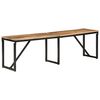 vidaXL Bench 160x35x46 cm Solid Wood Mango
