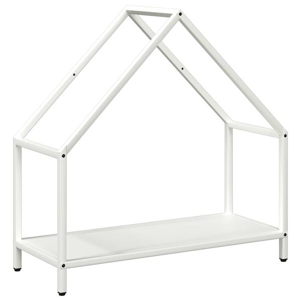 vidaXL Firewood Rack White 60x25x60 cm Cold-rolled steel