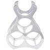 vidaXL Wine Rack Silver 32 x 14 x 37.5 cm Aluminium