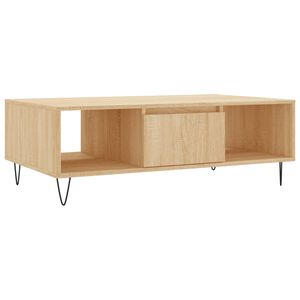 vidaXL Coffee Table Sonoma Oak 104x60x35 cm Engineered Wood