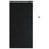 vidaXL Venetian Blind Black 75 x 160 cm 35 mm Solid Paulownia Wood