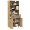 vidaXL Highboard Artisan Oak 69.5 x 34 x 180 cm Engineered Wood