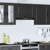vidaXL Kitchen Wall Cabinet Porto Black Engineered Wood