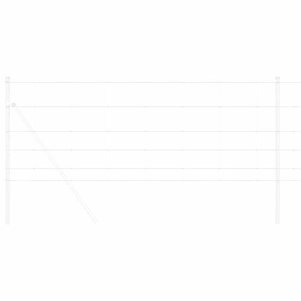 vidaXL Field Fence Silver 50 x 0.8 m Galvanised steel